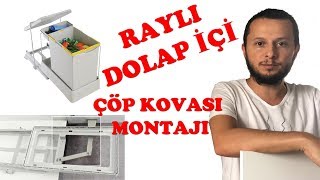 PELİKAN 21500 Raylı Dolap İçi Çöp Kovası Montajı [upl. by Latini]