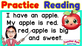 English Reading Lesson for Kids Kinder Grade1 and 2  Learn to Read  Teacher Aya Online Tutor [upl. by Azil]