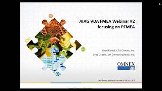 AIAG VDA FMEA Webinar 2 focusing on PFMEA [upl. by Nabe]