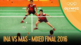 Badminton Mixed Doubles Gold Medal Match 🇮🇩🆚🇲🇾  Rio 2016 Replays [upl. by Weight]