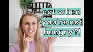 SHOCKING Why You Shouldnt Only Eat When Youre Hungry [upl. by Selena]