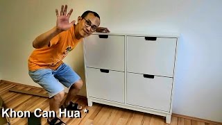 How to assemble Ikea Stall shoe cabinet with 4 compartments [upl. by Zara]