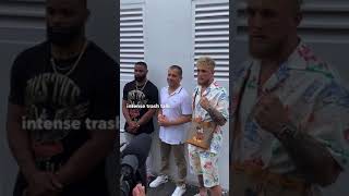 Heartwarming moment at Jake Paul vs Tyron Woodley event shorts [upl. by Isolde802]