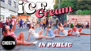 KPOP IN PUBLIC TURKEY MASK VER BLACKPINK  Ice Cream with Selena Gomez Dance Cover by CHOS7N [upl. by Erdnuaed]