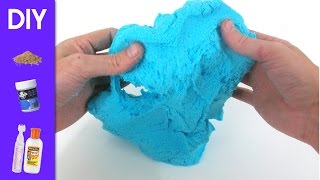 Comment faire du sable magique  How to make super sand  Gloopy [upl. by Yenttihw]