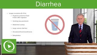 Diarrhea – Infectious Diseases  Lecturio [upl. by Eilrac9]