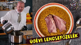 Lajosféle újévi LENCSEFŐZELÉK 🍀✨ [upl. by Sev]