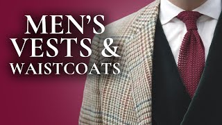 Mens Waistcoats amp Vests  What They Are amp How to Wear Them [upl. by Hpesoy]