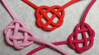 Celtic Heart Knot The easiest way to do [upl. by Elmajian]