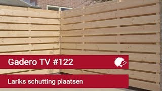 122 Lariks Douglas schutting plaatsen [upl. by Kendry]