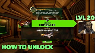 How To Unlock Scouts DRAK 25 Plasma Carbine [upl. by Narhet607]