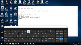 Cum sa va activati tastatura virtuala pe Windows 10  Tutorial [upl. by Eb]