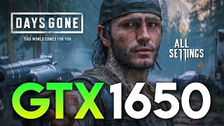 Days Gone  GTX 1650  I5 10400f  1080p All Settings Gameplay Test [upl. by Ragde327]