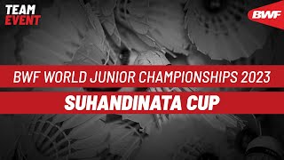 BWF World Junior Mixed Team Championships 2023  China vs Indonesia  F [upl. by Nevada]