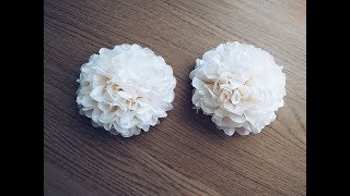 DIY Mini Tissue Paper Flowers Quick amp Easy Tutorial [upl. by Iew]