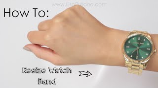 DIY Resize Watch at Home [upl. by Estren792]