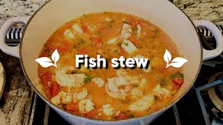 How To Make Quick and Easy Fish Stew Recipe [upl. by Rugg]