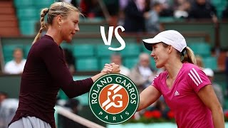 Henin vs Sharapova  2010 Highlights [upl. by Notlrac]