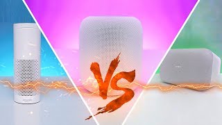 Apple HomePod Vs Google Home Max Vs Amazon Echo Plus  Who’s Best [upl. by Oinimreh]