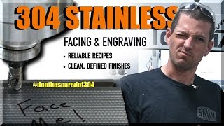 How to Face amp Engrave 304 Stainless Steel  WW251 [upl. by Cacie]