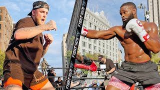 JAKE PAUL VS TYRON WOODLEY  WORKOUT COMPARISON  PAUL VS WOODLEY FIGHT [upl. by Anaujal568]