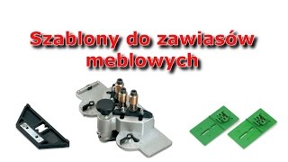 Szablony do prowadników zawiasów meblowych [upl. by Eerej547]