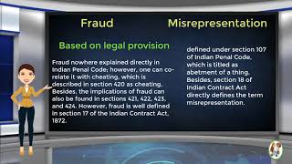 What is Difference Between Fraud amp Misrepresentation [upl. by Aharon321]