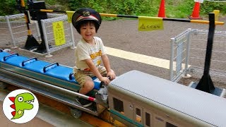 おでかけ 京王れーるランドへ遊びに行ったよ！ミニ電車に乗ったよ！ トイキッズ [upl. by Stephen298]