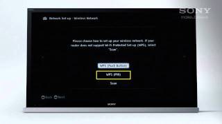 How to connect your 2011 BRAVIA to a wireless WiFi network [upl. by Nnaeirelav]