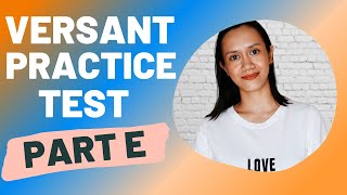 VERSANT English Speaking Test Demo PART E  Tips to Pass Versant for Job Seekers [upl. by Evangelia875]