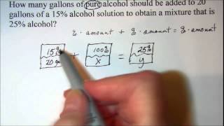 Mixture Word Problem [upl. by Ebberta676]