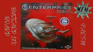 POLAR LIGHTS STAR TREK ENTERPRISE NX01 PART19 BUSSARD EFX BOARD [upl. by Rabbi]