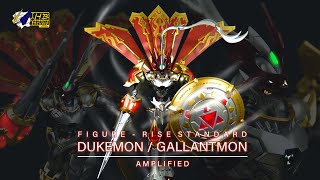 Figure Rise Standard  Dukemon  Gallantmon Amplified  Custom Build  Model Kit  デュークモン  ガランモン [upl. by Elletnahc]