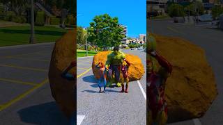 GTA V IRON MAN CALLING HULK FOR HELP shorts  GERINGG [upl. by Kanor7]