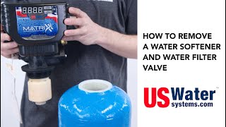 How To Remove A Water Softener Valve  DIY [upl. by Natale36]