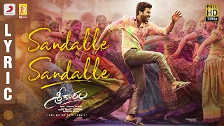 Sreekaram  Sandalle Sandalle Lyric  Sharwanand  Kishor B  Mickey J Meyer [upl. by Veda184]