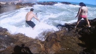 Heroic California Sea Rescue Caught on Tape [upl. by Attenyw546]