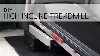 DIY Treadmill Incline  Treadmill Workout  Walking Workouts [upl. by Iris63]