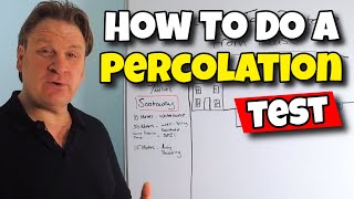 how to do a percolation test [upl. by Peter]