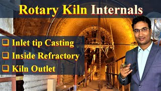 Rotary Kiln Internal  Detail overview about Inlet Chamber Inside Refractory amp Outlet Tip Casting [upl. by Delcine]