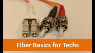 Fiber Optic Basics for Field Techs [upl. by Doralia]