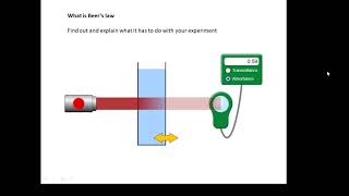 BTEC Applied Science Unit 2 Colorimetry 2 [upl. by Linet]