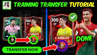 How To Do Training Transfer In FC Mobile  Full Tutorial Mr Believer [upl. by Nataline]