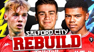 REBUILDING SALFORD CITY FIFA 22 Career Mode [upl. by Cilo921]