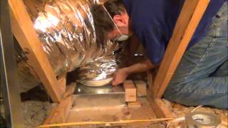 Installing High Velocity Air Conditioning System Part 14  The Unico System [upl. by Benedic]