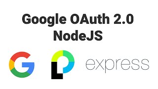 NodeJS amp Express  Google OAuth2 using PassportJS [upl. by Ronoel963]