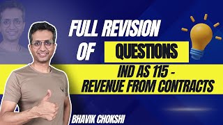 IND AS 115 REVENUE  FULL REVISION with IMPORTANT QUESTIONS [upl. by Peg]