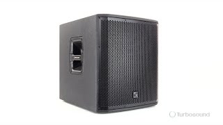 TURBOSOUND iNSPIRE iP12B 1000 Watt Powered 12quot Subwoofer [upl. by Allisan]