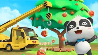 The Excavator Song  Construction Vehicles for Kids  Digger Cartoons  Super Rescue Team  BabyBus [upl. by Earej]