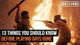 13 Things You Should Know Before Playing Days Gone [upl. by Eedya]